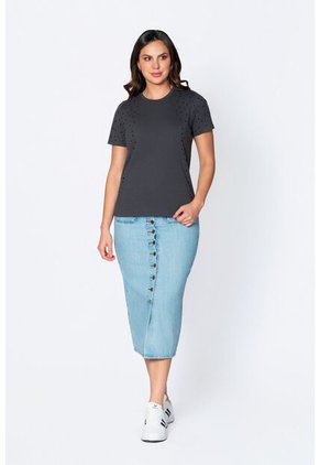 Camiseta Manga Corta Para Mujer Lec Lee