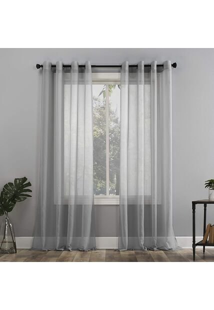 CORTINA UN PANEL GRIS 150 X 213 Cm LICHTENBERG..