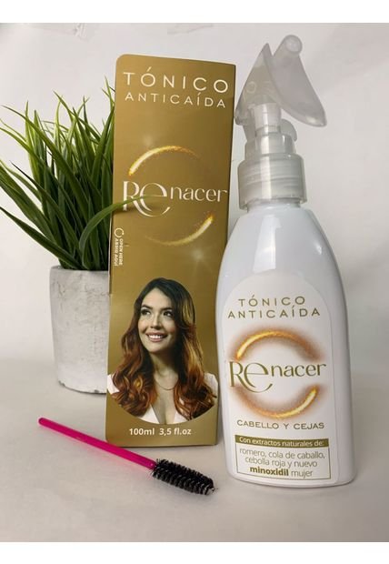 Renacer LM Tratamiento Crecimiento Cabello Y Cejas Mujer Con Minoxidil