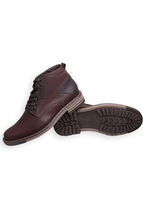 Botines Casuales De Amarrar Hombre Cuero