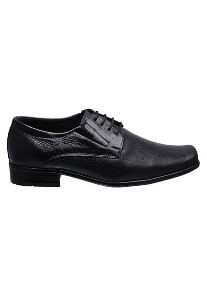 Zapato Formal En Cuero Para Hombre Ajuste Cordones