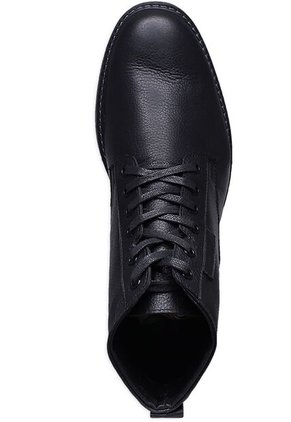 Botín Amarrar Casual Cuero Para Hombre