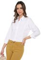 Blusa Blanca Basic Manga Larga Lec Lee de Generic