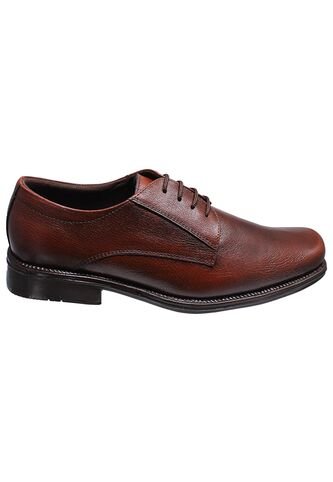 Zapato Amarrar Formal Cuero Hombre Generic