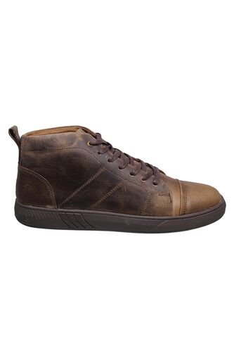 Botín En Cuero Para Hombre Amarrar Casual Generic