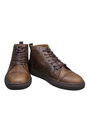 Botín En Cuero Para Hombre Amarrar Casual