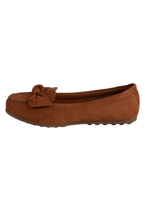 Zapatos Sarma Tipo Mocasín Para Mujer Cogñac Comfort Plus 198742 Payless