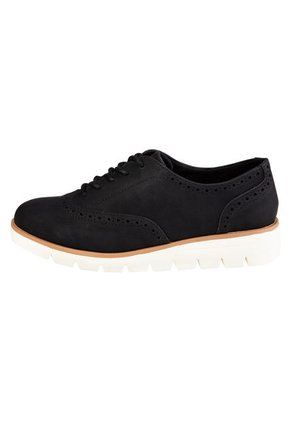 Zapatos Casuales Margo Tipo Oxford Para Mujer Negro Comfort Plus 199339 Payless