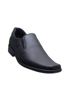 Zapato Mocasín Puntudo Negro Formal Para Hombre