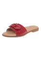 Sandalias Planas Para Mujer Rojo Comfort Plus 211255 de Generic