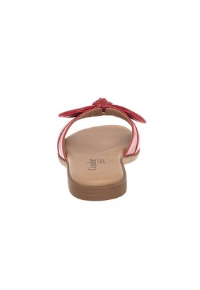 Sandalias Planas Para Mujer Rojo Comfort Plus 211255