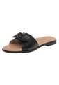 Sandalias Planas Para Mujer Negro Comfort Plus 211254 de Generic