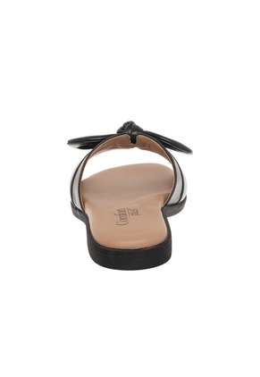 Sandalias Planas Para Mujer Negro Comfort Plus 211254
