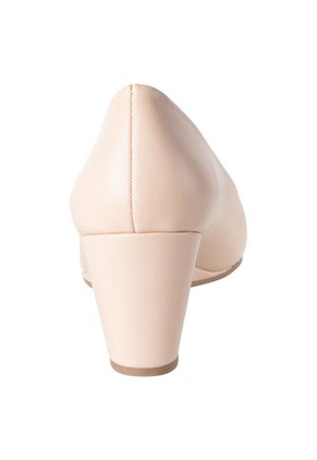 Zapatos De Tacon Tipo Cuña Karlile Para Mujer Beige Comfort Plus 193144 Payless