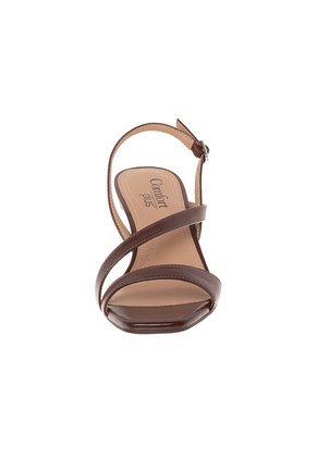 Sandalias De Vestir Callista Para Mujer Café Oscuro Comfort Plus 211584