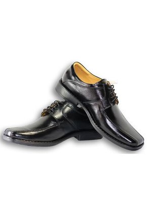 Zapato Cuero Formal De  Amarrar Para Hombre