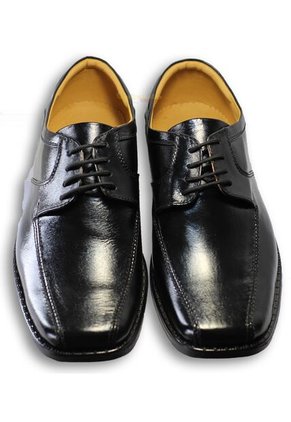 Zapato Cuero Formal De  Amarrar Para Hombre