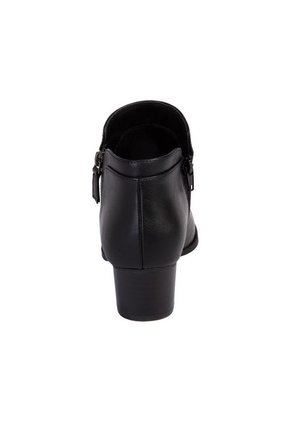 Botines Con Taco Ashlee Para Mujer Negro Comfort Plus 200357 Payless