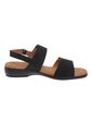 Sandalias Planas Poplar Para Mujer Negro Comfort Plus 211178 de Generic