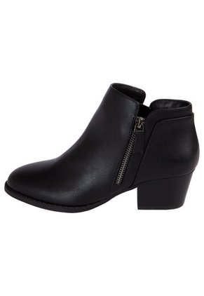 Botines Con Taco Ashlee Para Mujer Negro Comfort Plus 200357 Payless