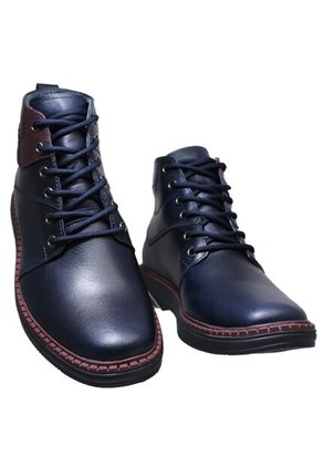 Botín Amarrar Cuero Para Hombre