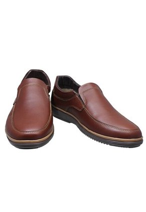 Zapato Mocasín Casual En Cuero Para Hombre
