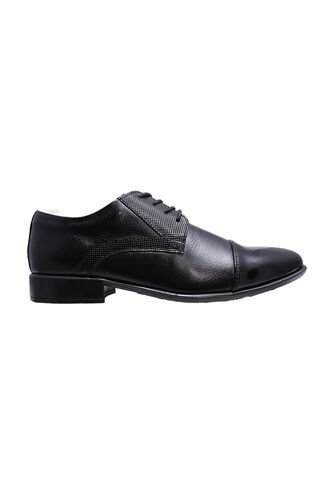 Zapato Formal Cuero Para Hombre De Amarrar Generic