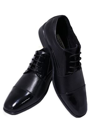 Zapato Formal Cuero Para Hombre De Amarrar