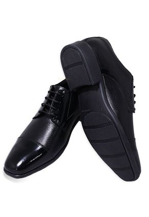Zapato Formal Cuero Para Hombre De Amarrar