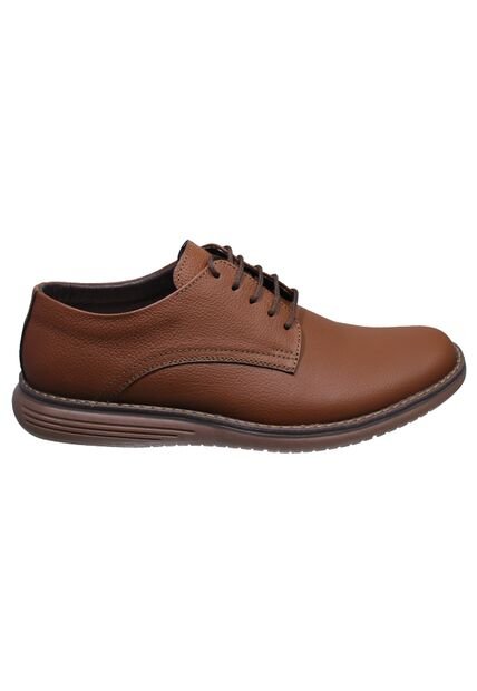 Zapato Casual De Amarrar Cuero Graso Para Hombre