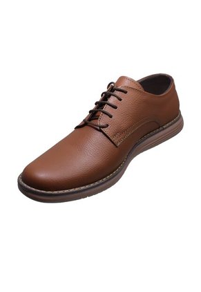 Zapato Casual De Amarrar Cuero Graso Para Hombre