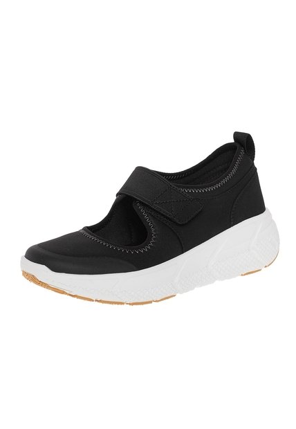 Zapatos Casuales Tipo Sneakers Para Mujer Negro Comfort Plus 211234