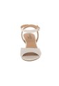 Sandalias Petite Con Taco Tipo Cuña Para Mujer Marfil Comfort Plus 211588 de Generic