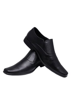 Zapato Hombre Mocasín Puntudo En Cuero