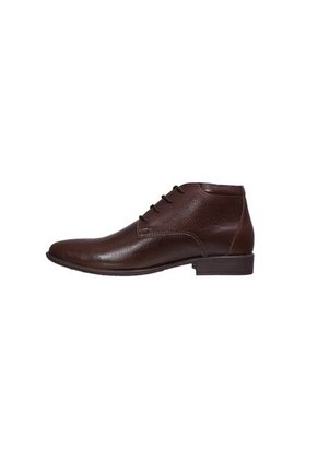 Botín Para Hombre Casual Cuero Amarrar