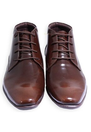 Botín Formal De Amarrar Para Hombre Cuero Riviera