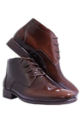 Botín Formal De Amarrar Para Hombre Cuero Riviera