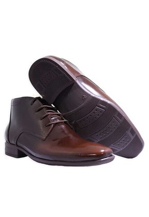 Botín Formal De Amarrar Para Hombre Cuero Riviera