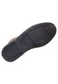 Botín  En Cuero De Amarrar Y Cremallera Lateral Para Hombre de Generic