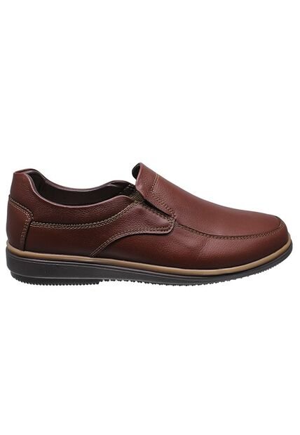 Zapato Mocasín Casual En Cuero Para Hombre
