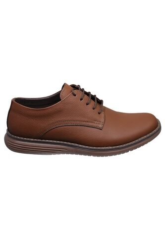 Zapato Casual De Amarrar Cuero Graso Para Hombre Generic