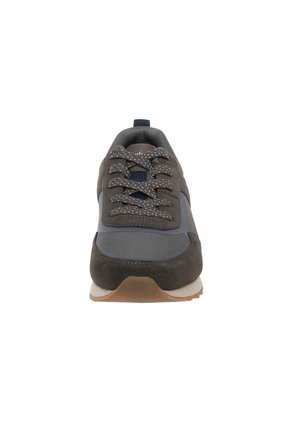 Zapatos Casuales Wooderson Para Hombre Gris Oscuro Comfort Plus 211462