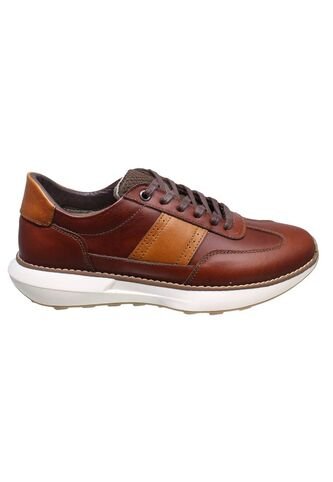 Zapato Cuero De Amarrar Casual Para Hombre Generic