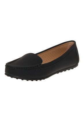 Zapatos Casuales Filipa Tipo Mocasín Para Mujer Negro Comfort Plus 211180