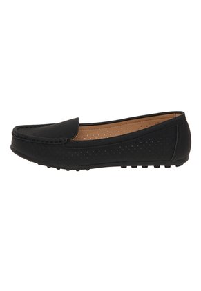 Zapatos Casuales Filipa Tipo Mocasín Para Mujer Negro Comfort Plus 211180