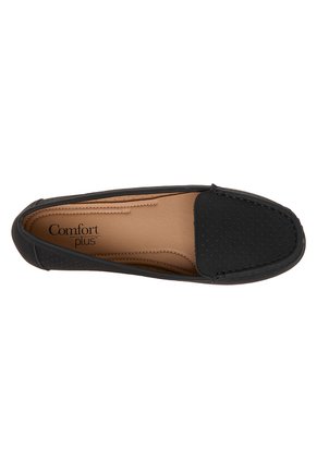 Zapatos Casuales Filipa Tipo Mocasín Para Mujer Negro Comfort Plus 211180