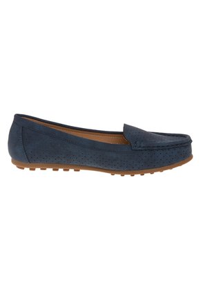 Zapatos Casuales Filipa Tipo Mocasín Para Mujer Azul Oscuro Comfort Plus 211181