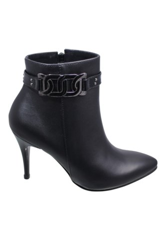 BOTIN TACON PUNTILLA PARA MUJER NEGRO Generic