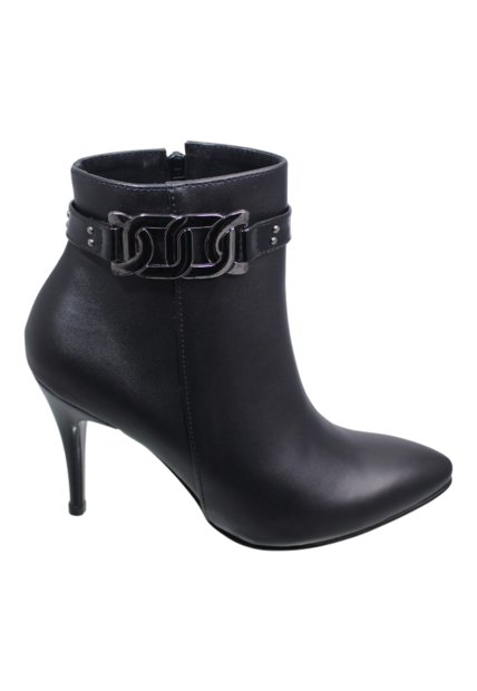 BOTIN TACON PUNTILLA PARA MUJER NEGRO