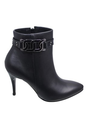 BOTIN TACON PUNTILLA PARA MUJER NEGRO